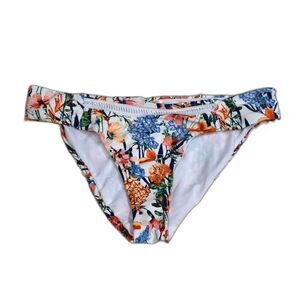 Lucky Brand Floral Bikini Swim Suit Bottoms Size Small